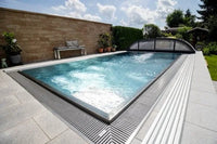 Pool Expert Edelstahl-Schwimmbecken, 3x6x1,34 m